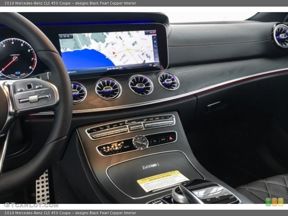 designo Black Pearl Copper Interior Dashboard for the 2019 Mercedes-Benz CLS 450 Coupe #130343309