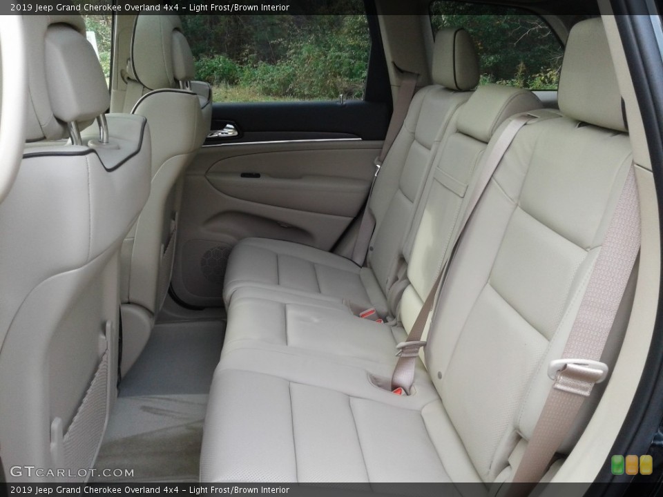 Light Frost/Brown Interior Rear Seat for the 2019 Jeep Grand Cherokee Overland 4x4 #130344680