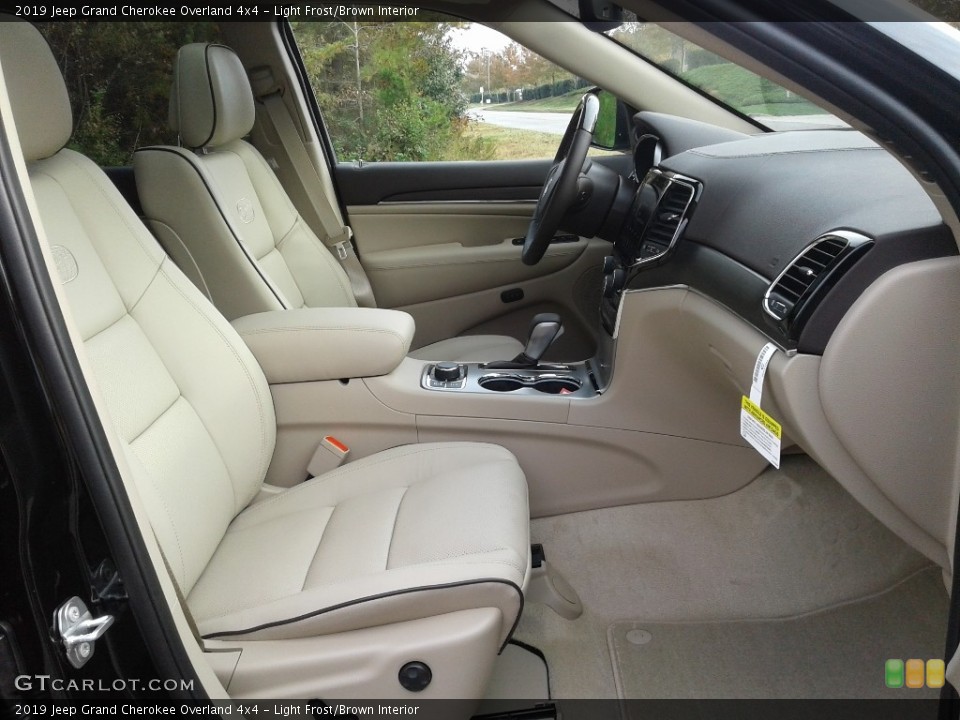 Light Frost/Brown Interior Front Seat for the 2019 Jeep Grand Cherokee Overland 4x4 #130344875