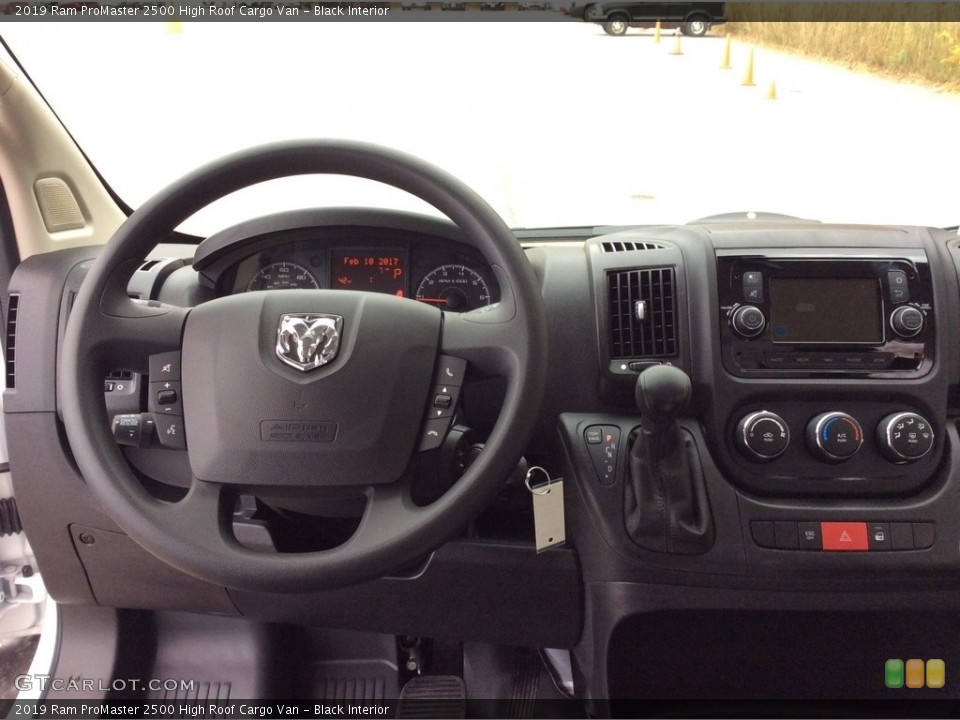 Black Interior Controls for the 2019 Ram ProMaster 2500 High Roof Cargo Van #130353266