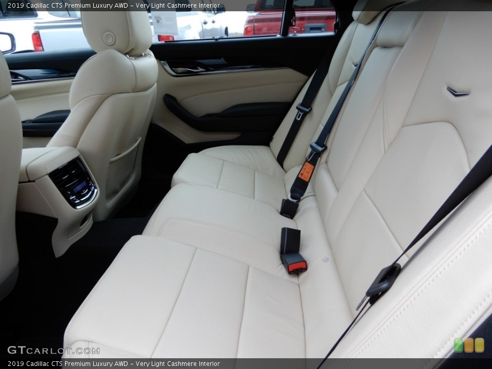 Very Light Cashmere Interior Rear Seat for the 2019 Cadillac CTS Premium Luxury AWD #130355210