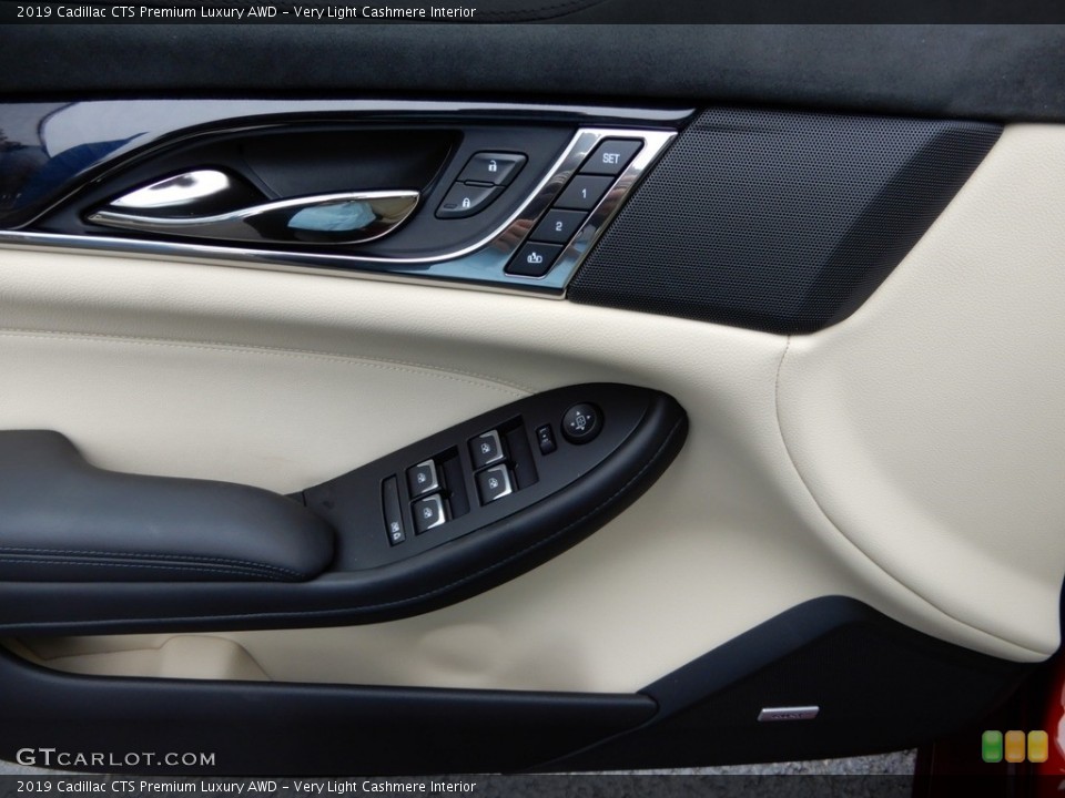 Very Light Cashmere Interior Door Panel for the 2019 Cadillac CTS Premium Luxury AWD #130355267