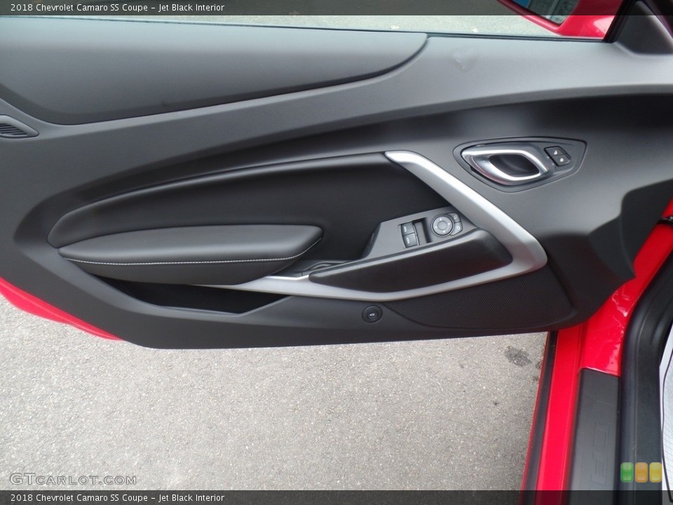 Jet Black Interior Door Panel for the 2018 Chevrolet Camaro SS Coupe #130359506