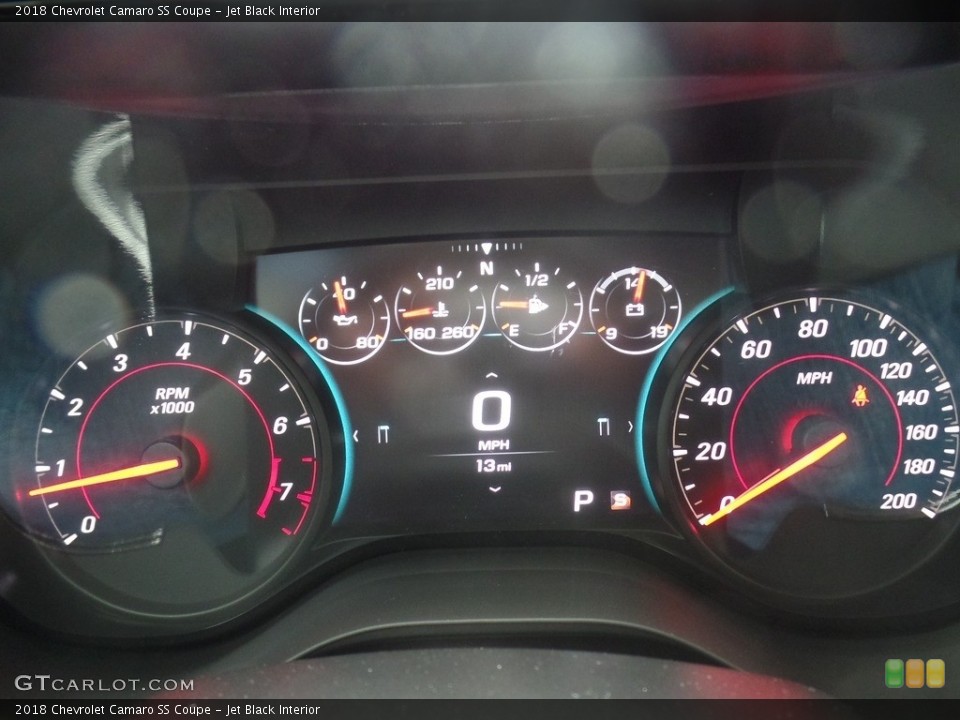 Jet Black Interior Gauges for the 2018 Chevrolet Camaro SS Coupe #130359716