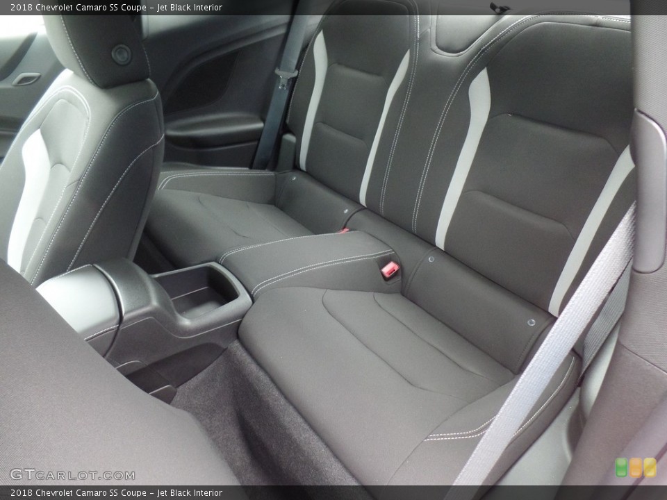 Jet Black Interior Rear Seat for the 2018 Chevrolet Camaro SS Coupe #130359920