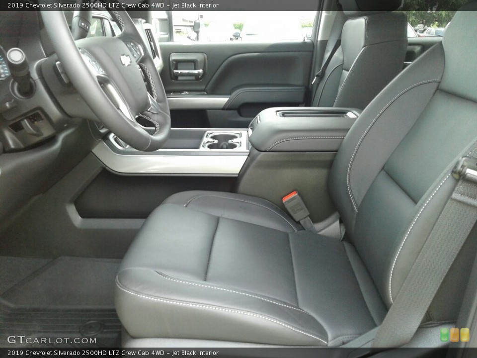 Jet Black Interior Front Seat for the 2019 Chevrolet Silverado 2500HD LTZ Crew Cab 4WD #130364714