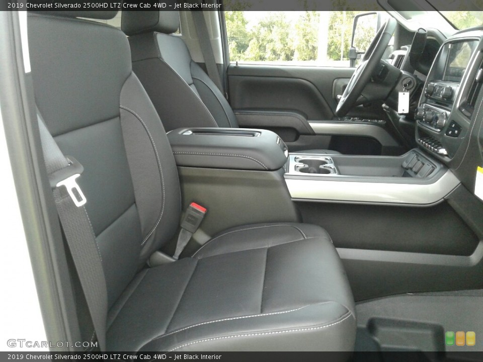 Jet Black Interior Front Seat for the 2019 Chevrolet Silverado 2500HD LTZ Crew Cab 4WD #130364774