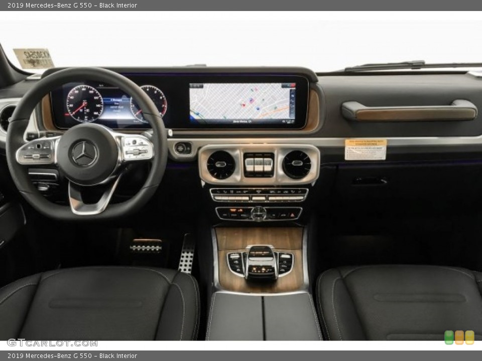 Black Interior Dashboard for the 2019 Mercedes-Benz G 550 #130366913
