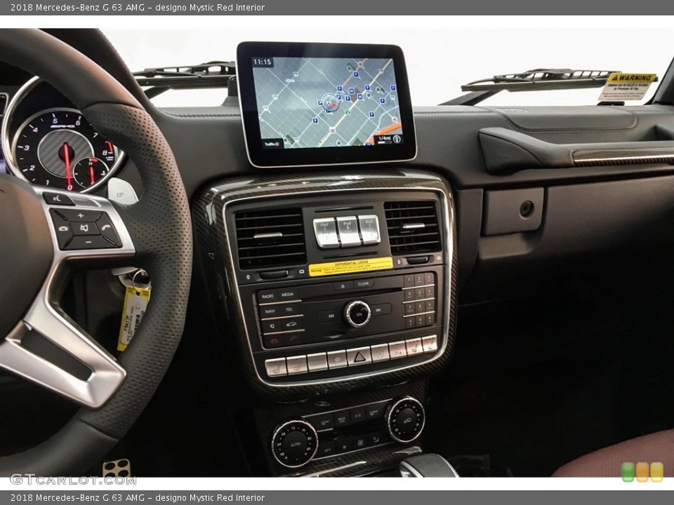 designo Mystic Red Interior Controls for the 2018 Mercedes-Benz G 63 AMG #130372464