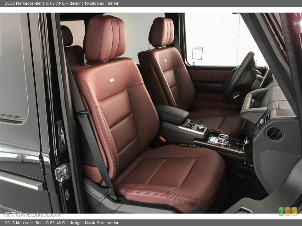 designo Mystic Red 2018 Mercedes-Benz G Interiors