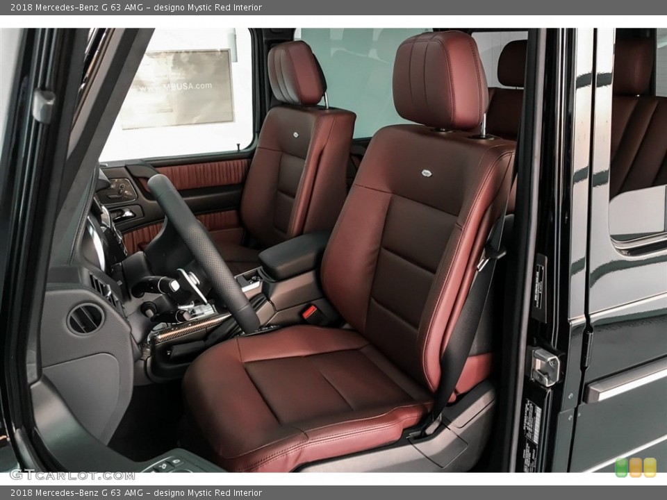 designo Mystic Red Interior Photo for the 2018 Mercedes-Benz G 63 AMG #130372713