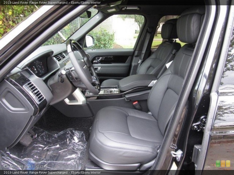 Ebony/Ebony Interior Photo for the 2019 Land Rover Range Rover Supercharged #130387595