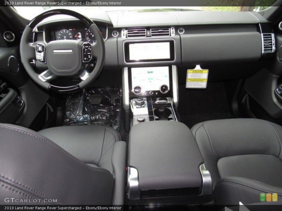 Ebony/Ebony Interior Dashboard for the 2019 Land Rover Range Rover Supercharged #130387613
