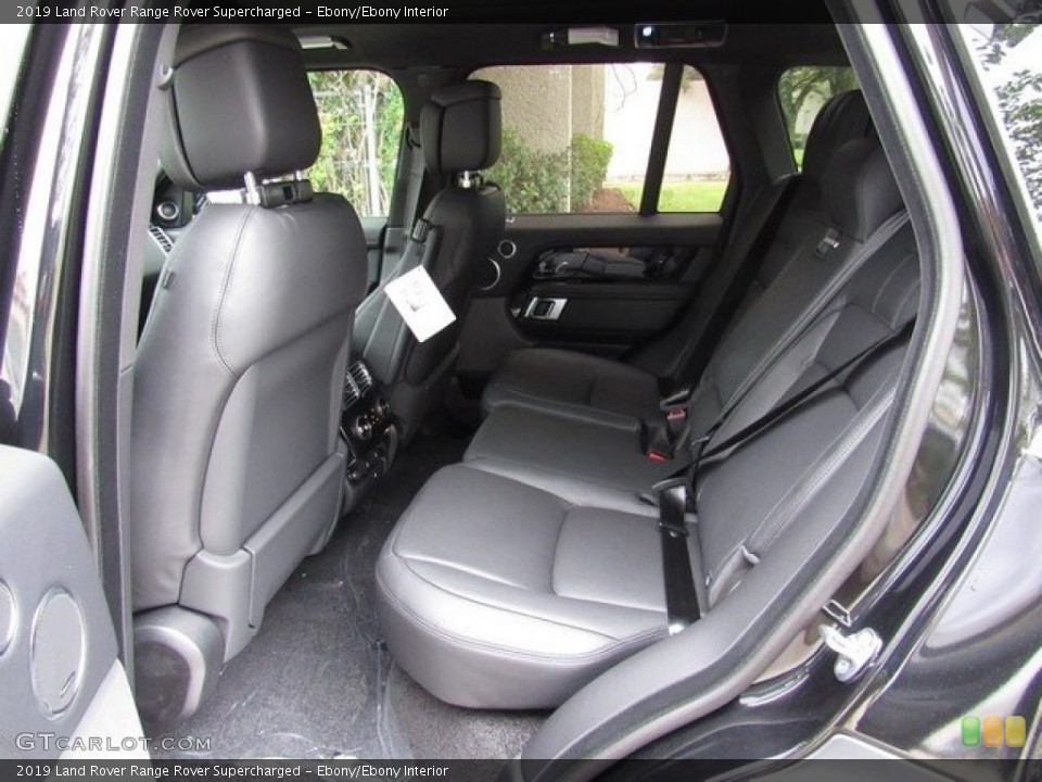 Ebony/Ebony Interior Rear Seat for the 2019 Land Rover Range Rover Supercharged #130387634