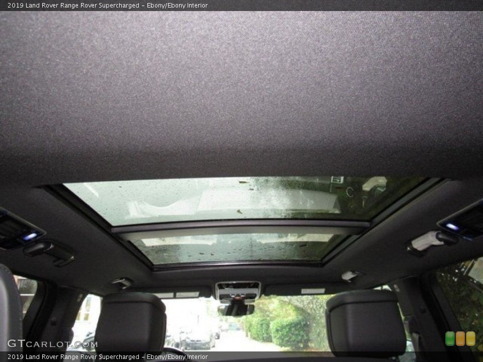 Ebony/Ebony Interior Sunroof for the 2019 Land Rover Range Rover Supercharged #130387855