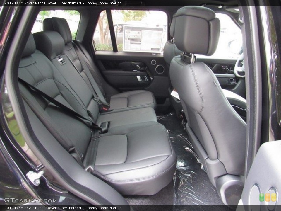 Ebony/Ebony Interior Rear Seat for the 2019 Land Rover Range Rover Supercharged #130387871