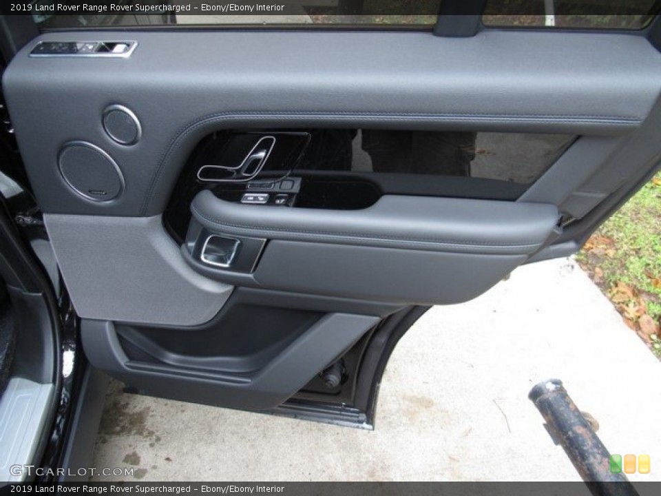 Ebony/Ebony Interior Door Panel for the 2019 Land Rover Range Rover Supercharged #130387922