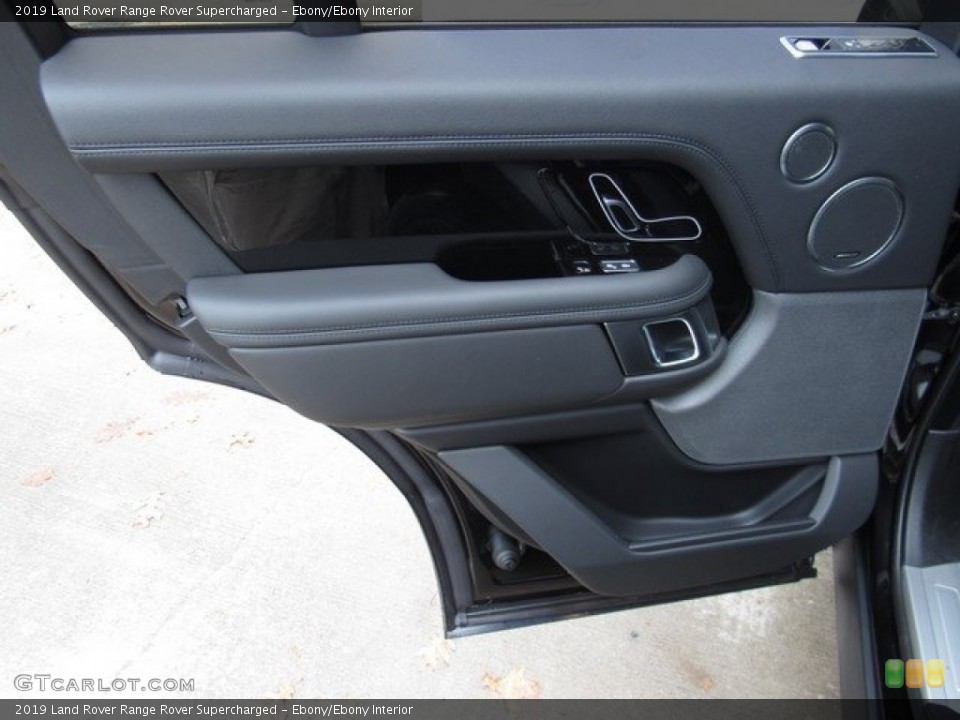 Ebony/Ebony Interior Door Panel for the 2019 Land Rover Range Rover Supercharged #130387940