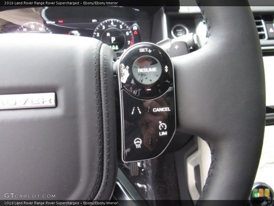 Ebony/Ebony Interior Steering Wheel for the 2019 Land Rover Range Rover Supercharged #130388018