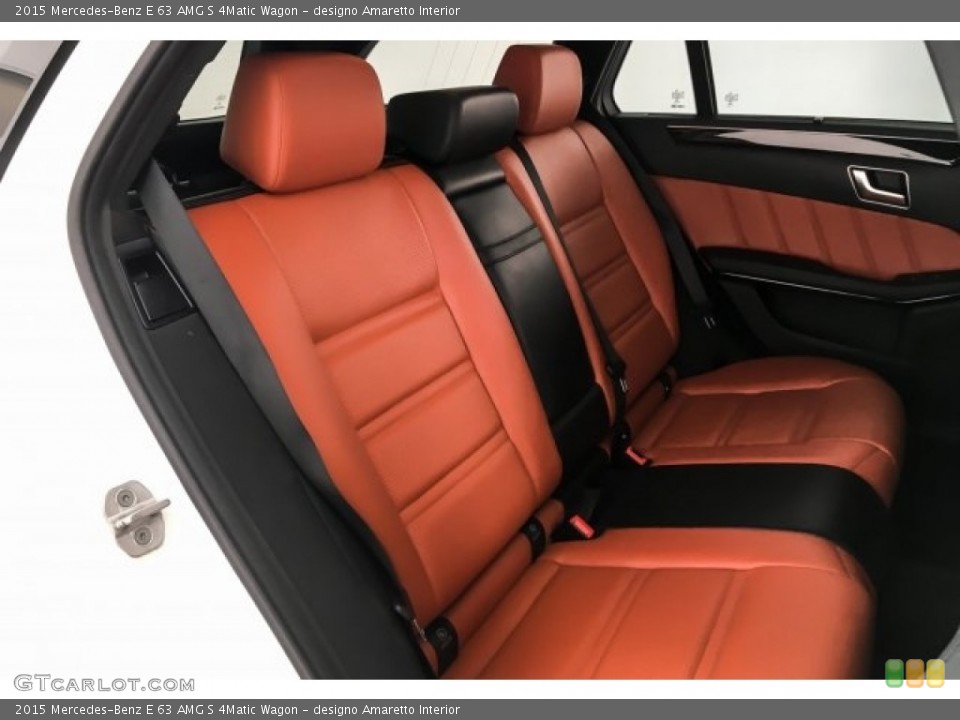 designo Amaretto Interior Rear Seat for the 2015 Mercedes-Benz E 63 AMG S 4Matic Wagon #130388561