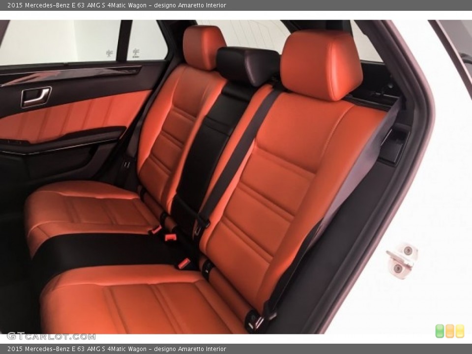 designo Amaretto Interior Rear Seat for the 2015 Mercedes-Benz E 63 AMG S 4Matic Wagon #130388636