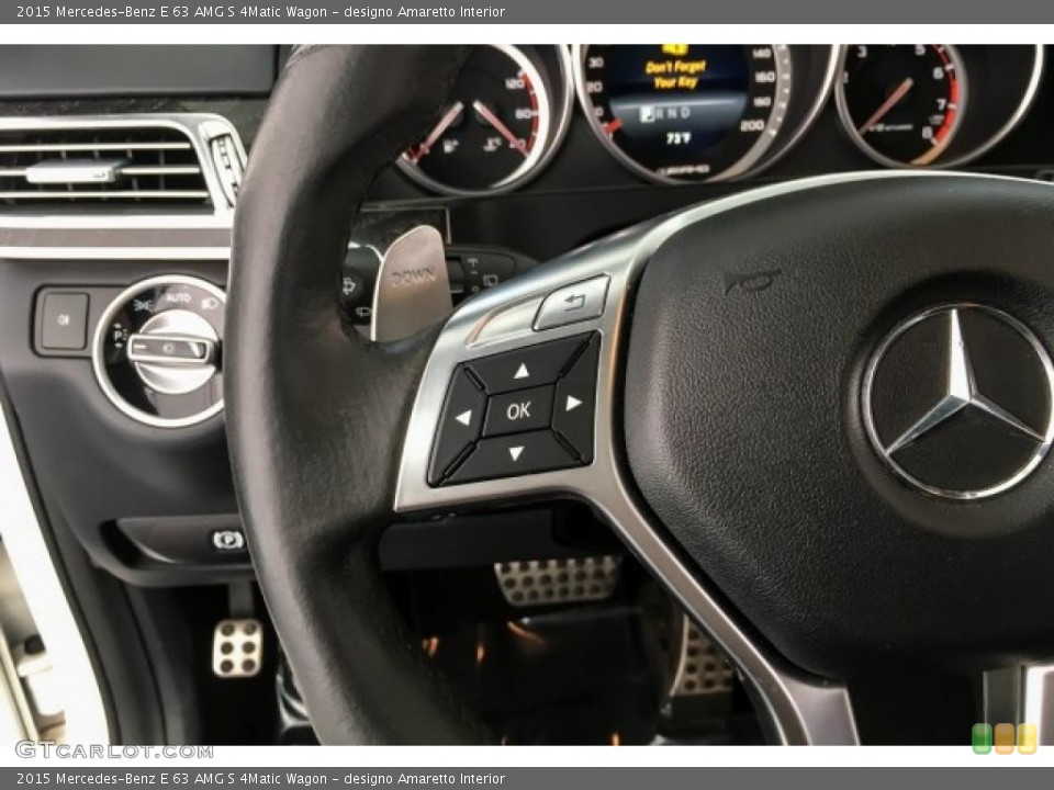 designo Amaretto Interior Steering Wheel for the 2015 Mercedes-Benz E 63 AMG S 4Matic Wagon #130388678