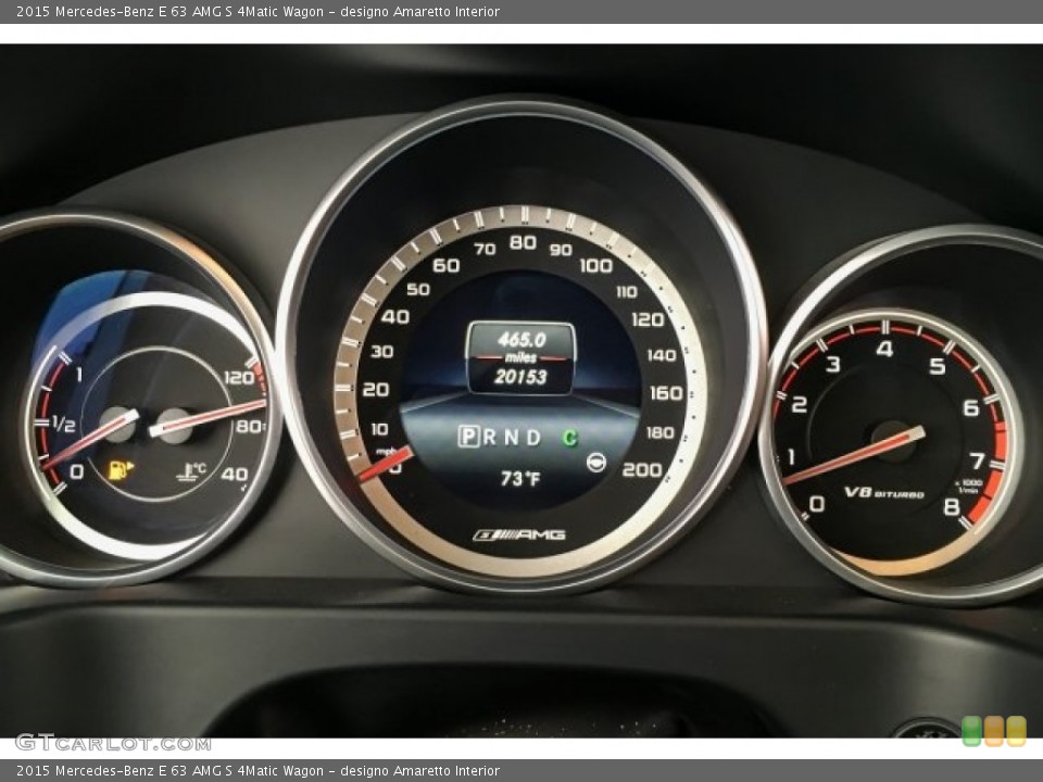 designo Amaretto Interior Gauges for the 2015 Mercedes-Benz E 63 AMG S 4Matic Wagon #130388714