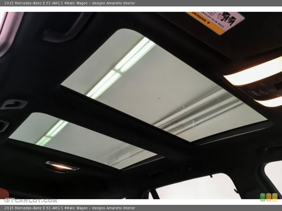 designo Amaretto Interior Sunroof for the 2015 Mercedes-Benz E 63 AMG S 4Matic Wagon #130388877