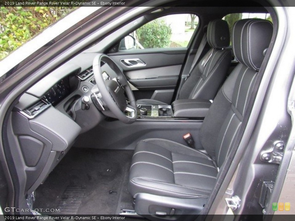 Ebony Interior Front Seat for the 2019 Land Rover Range Rover Velar R-Dynamic SE #130389455