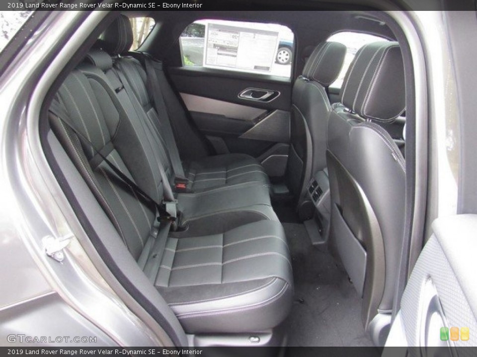 Ebony Interior Rear Seat for the 2019 Land Rover Range Rover Velar R-Dynamic SE #130389734