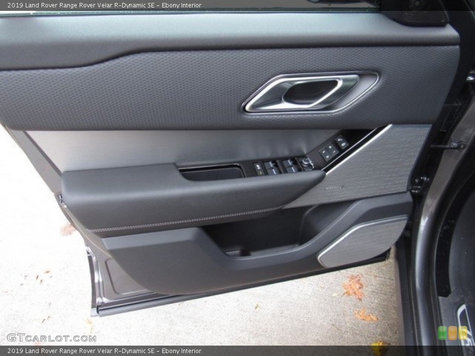 Ebony Interior Door Panel for the 2019 Land Rover Range Rover Velar R-Dynamic SE #130389815