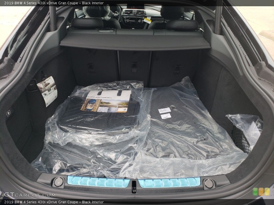 Black Interior Trunk for the 2019 BMW 4 Series 430i xDrive Gran Coupe #130390889