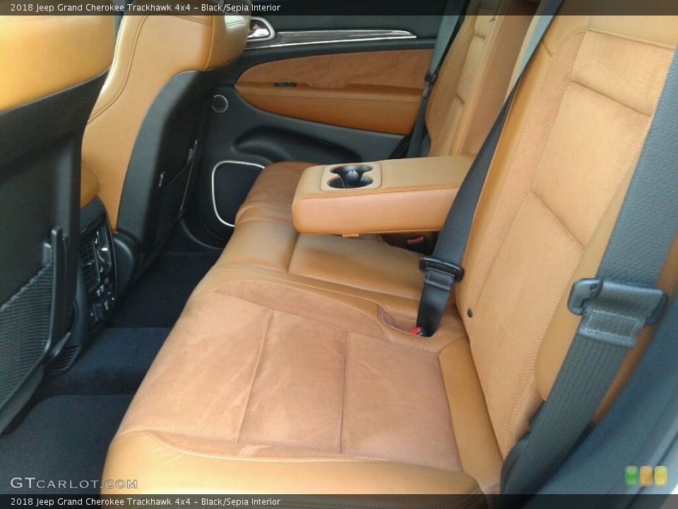 Black/Sepia Interior Rear Seat for the 2018 Jeep Grand Cherokee Trackhawk 4x4 #130403747