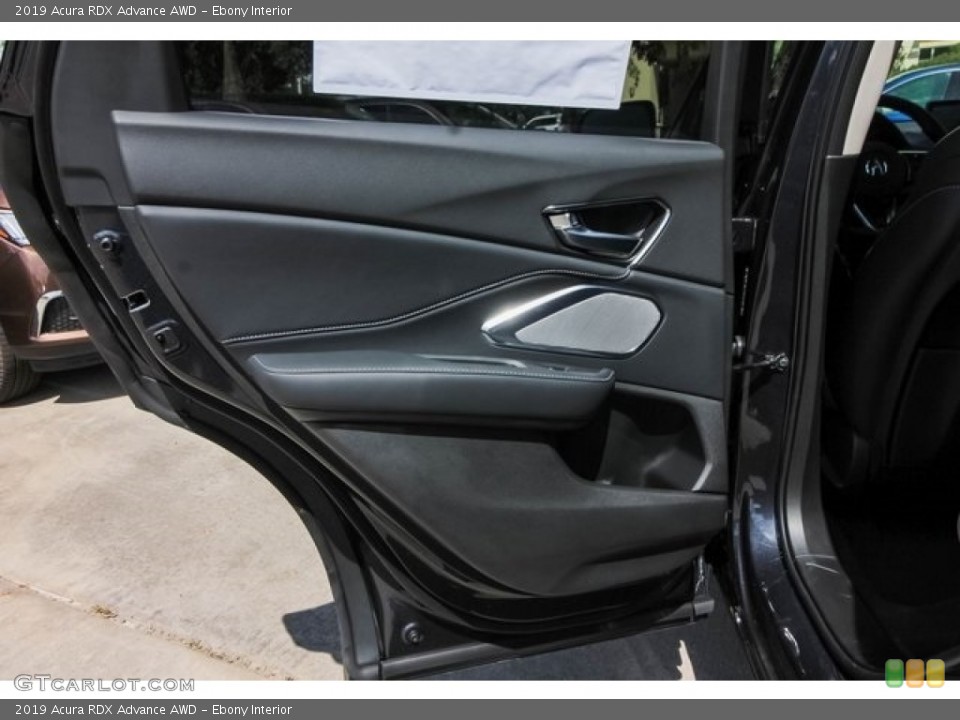 Ebony Interior Door Panel for the 2019 Acura RDX Advance AWD #130406783