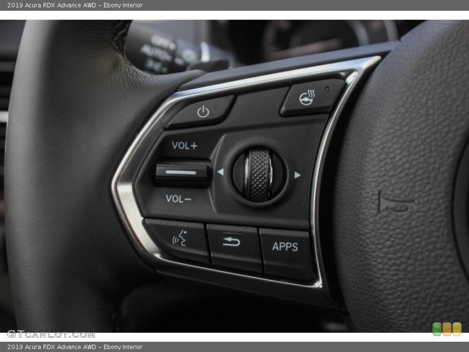 Ebony Interior Controls for the 2019 Acura RDX Advance AWD #130407047