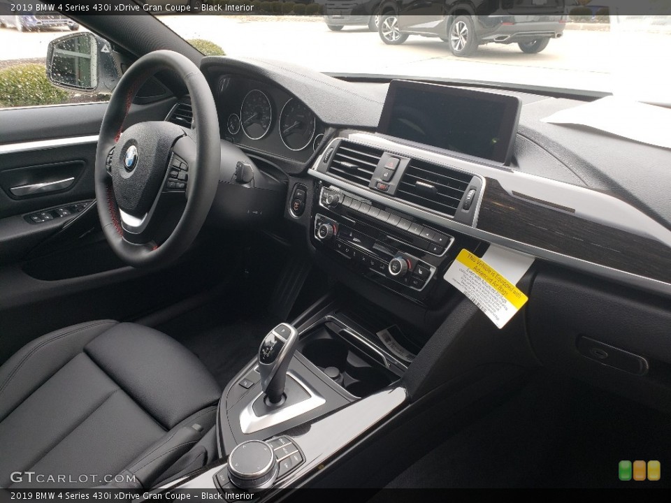 Black Interior Dashboard for the 2019 BMW 4 Series 430i xDrive Gran Coupe #130413230