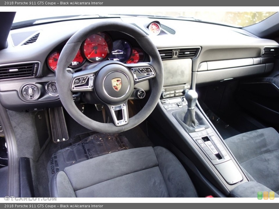 Black w/Alcantara Interior Dashboard for the 2018 Porsche 911 GTS Coupe #130422164
