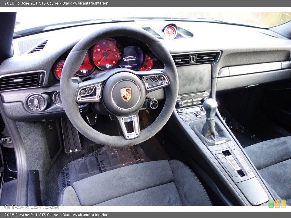 Black w/Alcantara Interior Dashboard for the 2018 Porsche 911 GTS Coupe #130422347