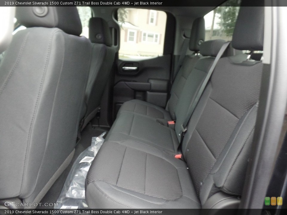 Jet Black Interior Rear Seat for the 2019 Chevrolet Silverado 1500 Custom Z71 Trail Boss Double Cab 4WD #130423160