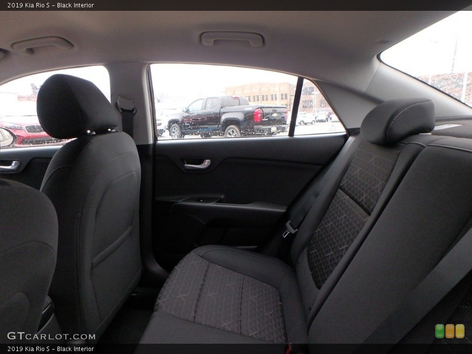 Black Interior Rear Seat for the 2019 Kia Rio S #130424699
