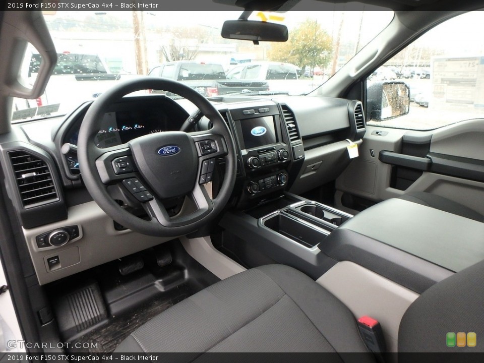 Black Interior Photo for the 2019 Ford F150 STX SuperCab 4x4 #130428888