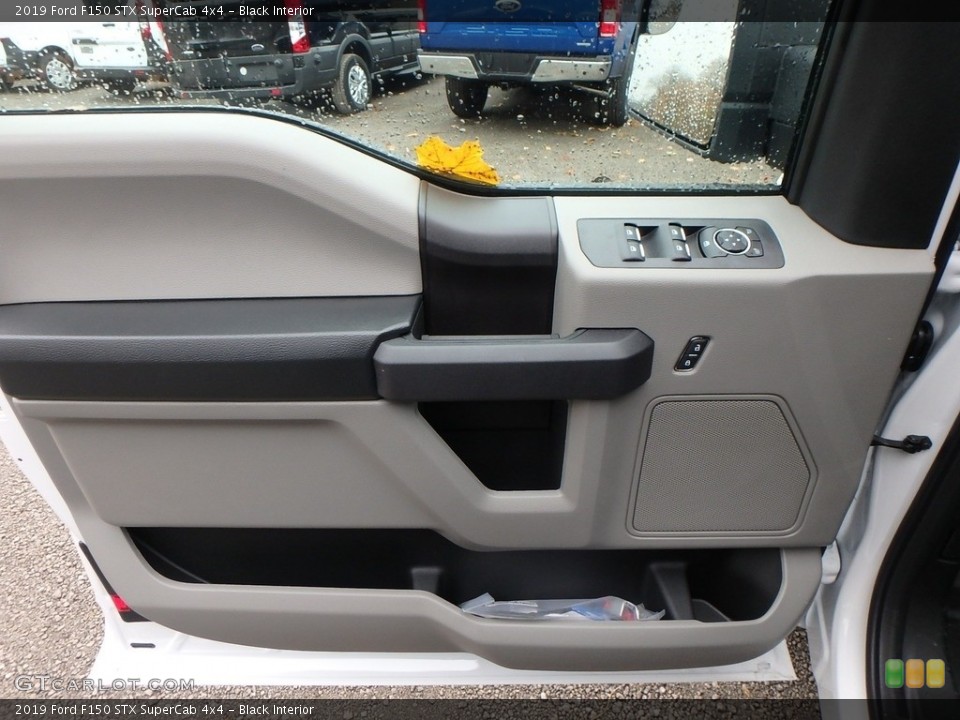 Black Interior Door Panel for the 2019 Ford F150 STX SuperCab 4x4 #130428912