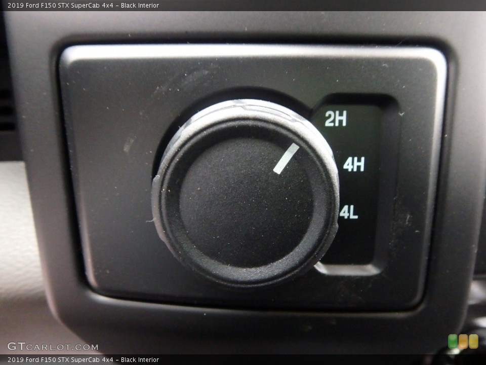 Black Interior Controls for the 2019 Ford F150 STX SuperCab 4x4 #130428974