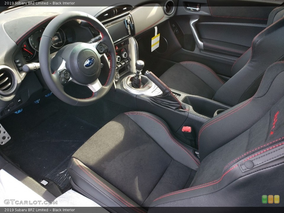 Black Interior Front Seat for the 2019 Subaru BRZ Limited #130436524