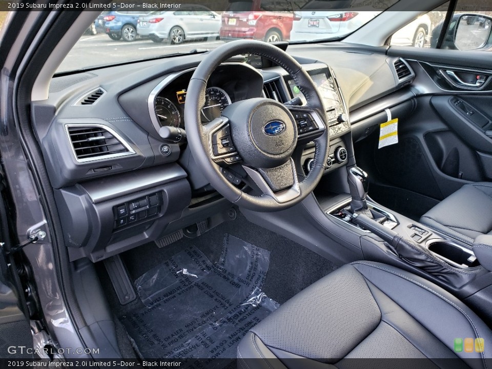 Black Interior Photo for the 2019 Subaru Impreza 2.0i Limited 5-Door #130437166
