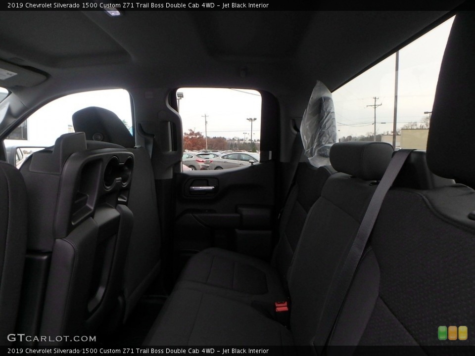 Jet Black Interior Rear Seat for the 2019 Chevrolet Silverado 1500 Custom Z71 Trail Boss Double Cab 4WD #130437334
