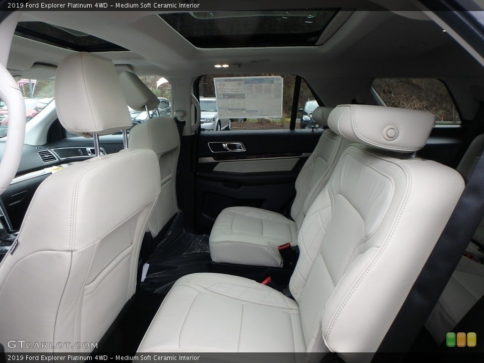 Medium Soft Ceramic Interior Rear Seat for the 2019 Ford Explorer Platinum 4WD #130437892