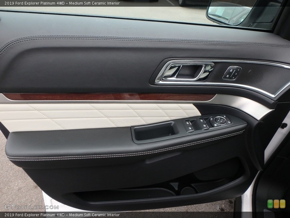 Medium Soft Ceramic Interior Door Panel for the 2019 Ford Explorer Platinum 4WD #130437940