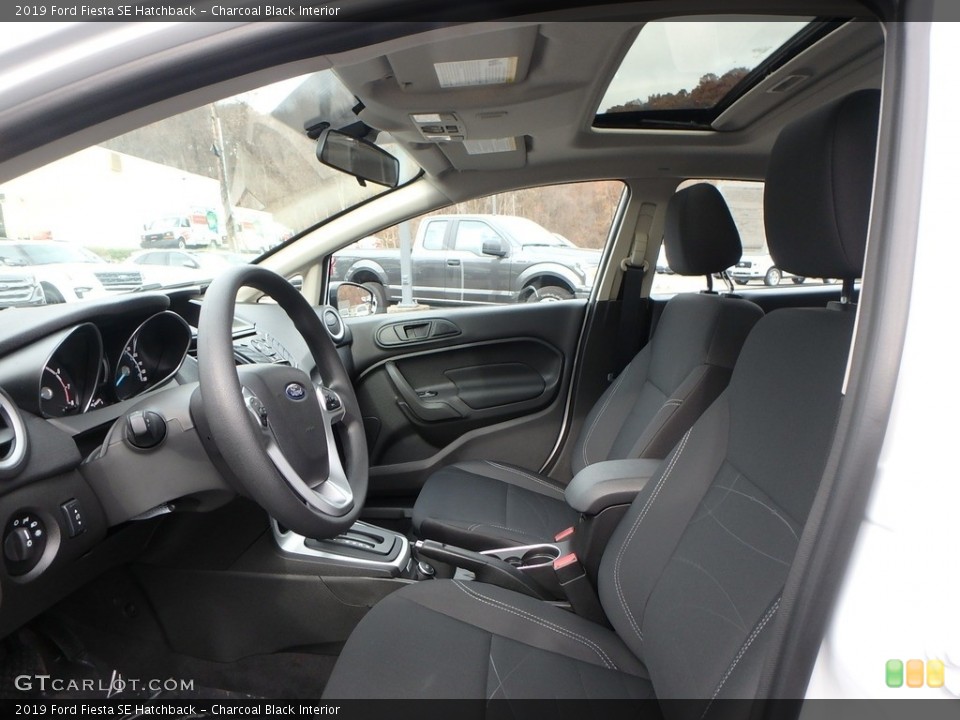 Charcoal Black Interior Front Seat for the 2019 Ford Fiesta SE Hatchback #130439980