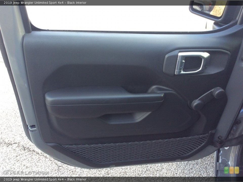 Black Interior Door Panel for the 2019 Jeep Wrangler Unlimited Sport 4x4 #130441663
